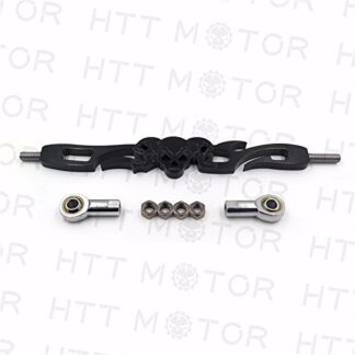 HTTMT MT288-008- Black Skull Shift Linkage Compatible with Harley Davidson Softail FXDWG FLHR FLHT FLT