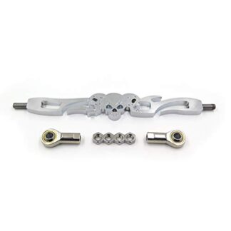 HTTMT MT288-008- Chrome Skull Shift Linkage Compatible with Softail FXDWG FLHR FLHT FLT