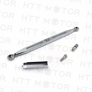 HTTMT MT288-010- CNC Skull Shift Linkage Compatible with Harley Electra Glide Road King FLHR Fat Boy EFI FLSTFI Heritage Nostalgia CHROME