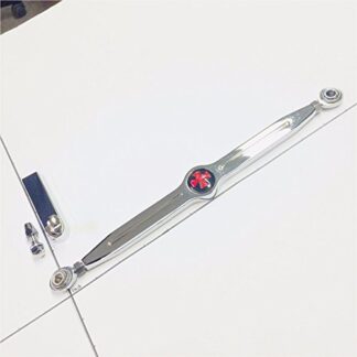 HTTMT MT288-016- Red Maltese Cross Style Shift Linkage Compatible with Harley Road Glide FLTR Fat Boy FLSTF Heritage Springer Chrome Black No Logo