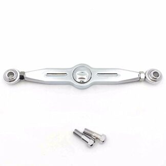 HTTMT MT288-021- Chrome w/Chrome Groove Short Gear Shift Linkage Compatible with Harley 2004-later XL models (Sportster 1200 Low XL1200L/ Sportster 1200 Nightster XL1200N/ Forty Eight XL1200X)