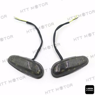 HTTMT MT293-010- Turn Signal Light Compatible with Suzuki 2001-2005 GSXR 600 GSXR 750/01-04 GSXR 1000 Smoke