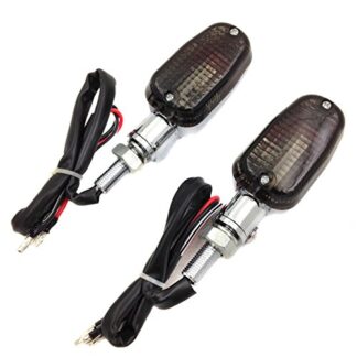 HTTMT MT303-011- Aluminum 10mm Stalk Motorcycle Turn Signal Blinker Lights Compatible with universal bike