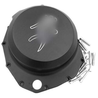 HTTMT MT313-001- Engine Clutch Cover Compatible with Suzuki GSXR1300 Hayabusa 1999-2020 / Suzuki B-king 2008-2009 Black Right Side