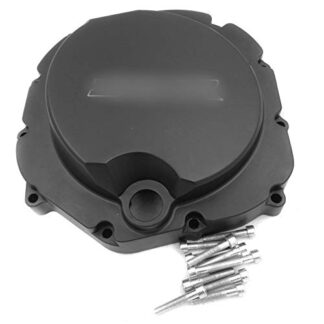 HTTMT MT313-004- Motorcycle Engine Clutch Cover Compatible with Kawasaki ZX14R 2006-2014 ZZR-1400 2006-2014 Black Right Side