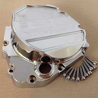 HTTMT MT313-010-CD Billet Aluminum Engine Cluctch Cover Compatible with Suzuki 2001-2005 GSX-R 600 2000-2005 GSX-R 750 2001-2005 Suzuki GSX-R 1000 Chrome