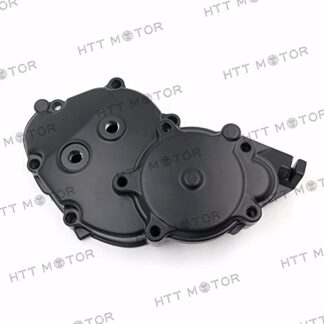 HTTMT MT313-045B- Engine Starter Case Crankcase Cover Compatible with Kawasaki Ninja ZX10R 06-10 Black US