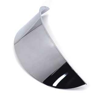 HTTMT MT325-019-CD Chrome 7 Inches Headlamp Headlight Visor Compatible with 1984-2016 Harley 7 Inches Headlamp (Aftermarket product Replace #69793-07) Softail Slim Street Glide Road King