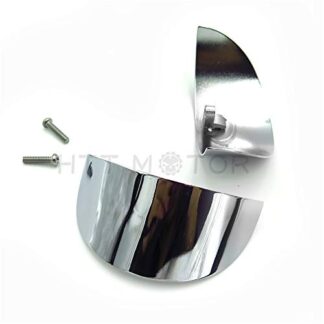 HTTMT MT325-020- front rear Turn Signal Visors Compatible with Harley 88-91 FLTC/ 89-96 FLTCU/ 99-03 FLTR