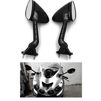HTTMT MT328-BK Compatible with KAWASAKI ZZR-1400 ZZR 1400 ZX-14 ZX14 2006-2016 Mirrors 2007-2009