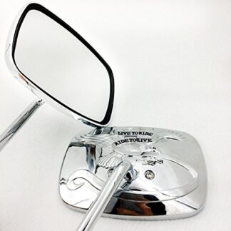 HTTMT MT351- RearView Mirrors Compatible with H-D street sports chopper cruiser Eagle Spirit Live to Ride