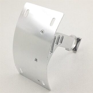 HTTMT MT360-01- Motorcycle Silver Vertical Curved Mount License Plate Bracket Tag Holder Compatible with 1993-1999 CBR 900R/2000-2001 CBR 929R/ 2002-2003 CBR 954R/ 2000-2005 RC51