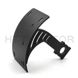 HTTMT MT360-02-BK Black Vertical Curved Mount License Plate Bracket Tag Holder Compatible with 2005-2012 CBR 600RR 2004-2013 CBR 1000RR 2011-2012 CBR 600RR ABS