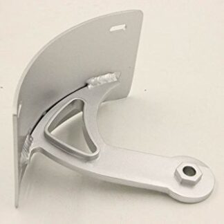 HTTMT MT360-07- Motorcycle Silver Polished Vertical Curved Mount License Plate Bracket Tag Holder Compatible with 2006-2013 Suzuki Boulevard M109R