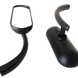HTTMT MT376-BK Black Custom Mini Oval Mirrors Compatible with Suzuki Savage Intruder Volusia Boulevard