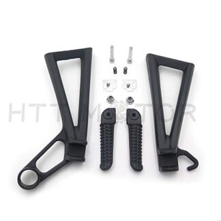 HTTMT MT390-009- Black Passenger Foot Peg Compatible with Yamaha Yzf R6 R6S 2003-2006 2007 2008 2009 2010