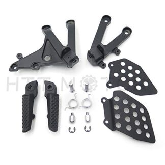 HTTMT MT390-018- Black Front Rider Foot Pegs Bracket Compatible with Cbr600Rr Rr 2007-2011