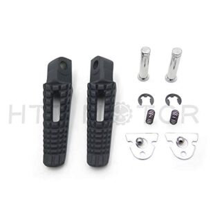 HTTMT MT390-026- Black Rear Foot Pegs Footrest Compatible with Suzuki Gsx-R Gsxr 600 750 1000 2000-2011