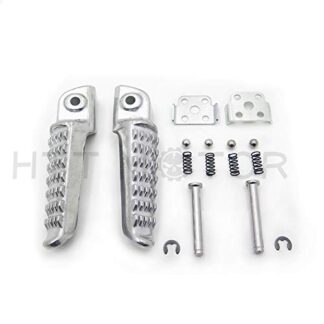 HTTMT MT390-030- Motorcycle Rear Foot Pegs Footrest Fit Compatible with Kawasaki Zx6R Zx10R Zx-6R Zx-10R
