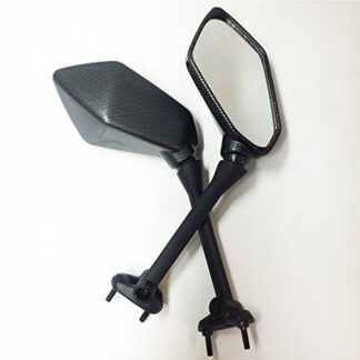 HTTMT MT397- Rear View Oem Style Mirror Compatible with Kawasaki Ninja 650R 400R Z1000Sx Er6F Carbon Fiber