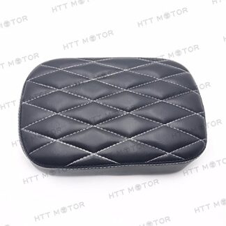 HTTMT MT500-012D- Pillion Pad Suction Seat 6 Cup Passenger Cushion Compatible with Harley Dyna Sportster 883
