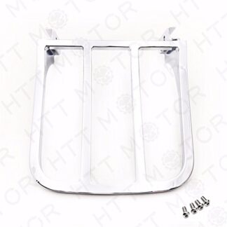 HTTMT MT502-012- 2-UP Four Bar Sport Luggage Rack Compatible with Harley 04 & up XL models 02-05 Dyna