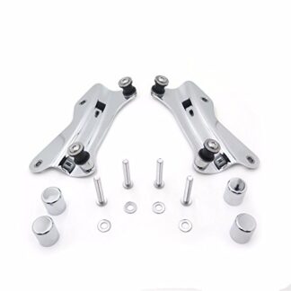 HTTMT MT503-003+503-DHC X2-4-point Docking Hardware Kit w/Cover Compatible with Harley Touring '14-'19 FLHR FLHT Chrome