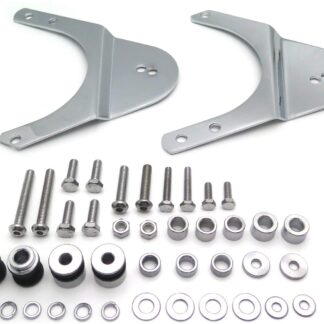 HTTMT MT503-004-CD Chrome Rear Docking Hardware Kit Compatible with 1997-2008 Harley Davidson Touring Road King Road Glide Electra Glide Standard Street Glide(except FLHTCUI and '07-'08 FLHRSE)