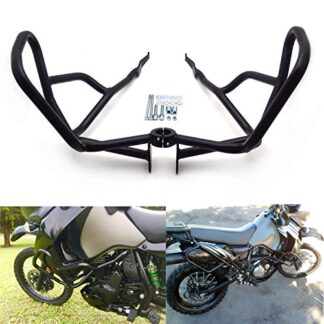 HTTMT- MT504-003- Crash Bars Engine Guards Compatible With KAWASAKI KLR650 2008-2018 klr 650 guard [See Fitment]