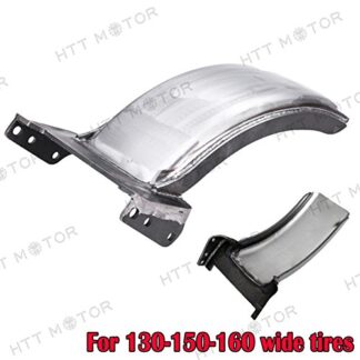 HTTMT N-004- Heavy Duty Steel 7-1/2" Wide Custom Rear Fender Compatible with Harley Softail 130-150-160