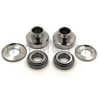 HTTMT Neck Cup Kit Bearings Kit 1" ID For Harley Chopper Bobber Custom 12253 Chrome [P/N: NCK003]