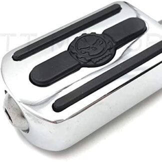 HTTMT- Replacement of 1pc Chrome Furious Gear Skull shifter peg For Harlye 84-17 Touring Dyna Sproster