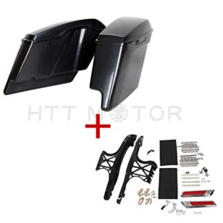 HTTMT-Replacement of 5" Stretched Saddlebags W/Lid Latch Key For Harley Touring FLT 2014-2018