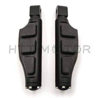 HTTMT- Replacement of Black Flat Wing Footpegs For passenger 2018-later Softail Fat Boy FLFB Fat Bob FXFB
