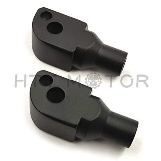 HTTMT- Replacement of Black Footpeg Adapter For passenger 2018-later Softail Fat Boy FLFB Fat Bob FXFB