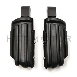 HTTMT- Replacement of Black Rubber Pilot footpeg For passenger 2018-later Softail Fat Boy FLFB Fat Bob FXFB