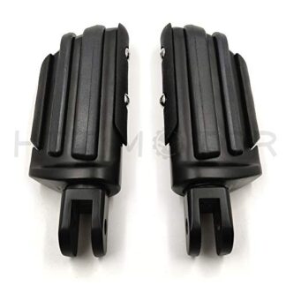 HTTMT- Replacement of Black Rubber Pilot footpeg footrest For Harley 2018-later FXBB FXBR FXBRS FXLR 2019