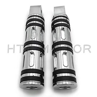 HTTMT- Replacement of Chrome Edge Cut Footpegs For passenger 2018-later Softail Slim FLSL Breakout FXBR