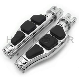 HTTMT- Replacement of Chrome Flat Wing Footpeg FootRest For Harley 18-19 Breakout FXBR/Breakout 114 FXBRS