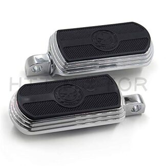 HTTMT- Replacement of Chrome Footpeg Foot Pegs Footrest For 1984-2017 All Harley-Davidson (Road King/Street Glide/CVO)