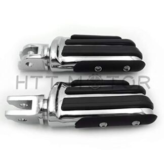 HTTMT- Replacement of Chrome Rubber Pilot footpeg For Harley 2018-2019 Breakout FXBR/Breakout 114 FXBRS