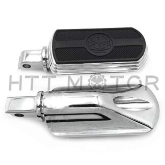 HTTMT- Replacement of Chrome Skull Rubber Footpeg For passenger Victory All Cross Roads (Rear)