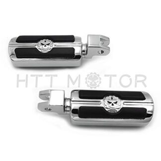 HTTMT- Replacement of Custom Skull Footpeg For Yamaha V-Star 1100 650 Custom Stryker V-Max Virago 750