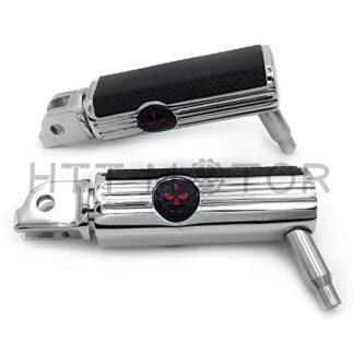 HTTMT- Replacement of Defiance Rider Footpegs Chrome For Harley 18-19 Breakout FXBR 114 FXBRS