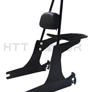HTTMT- Replacement of Detachable sissybar backrest luggage rack For Harley Dyna 02-05