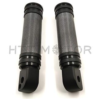 HTTMT- Replacement of Diamond Black Footpegs For passenger 2018-later Softail Fat Boy FLFB Fat Bob FXFB