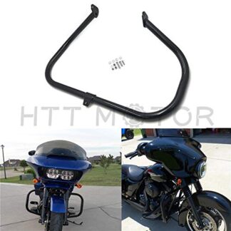 HTTMT- Replacement of FOR HARLEY DAVIDSON BLACK ENGINE GUARD 2009-2019 TOURING STREET ROAD GLIDE KING