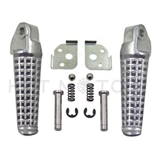 HTTMT- Replacement of HTTMT- Motorcycle Rear Foot Peg Footrest for CBR600F4 2003-2004 Silver