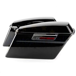 HTTMT-Replacement of Hard Saddlebags Saddle bags W/Lid Latch Key For Harley Touring Models 94-13 NEW
