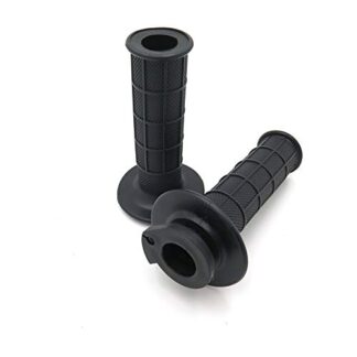 HTTMT- Replacement of Motorcycle Black Handbar Grips For Honda CB CBR NSR RVF RVT VFR VTR Hornet/Kawasaki EX ZR ZRX/Suzuki GSF GSX GSXR RF RGV/Yamaha FJR FZ FZS FZR TZR YZF Faze